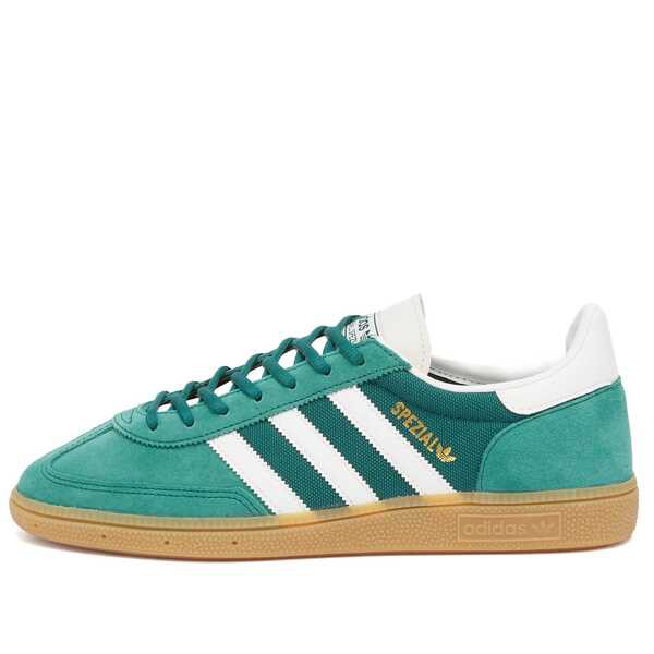 アディダス レディース スニーカー シューズ Adidas Handball Spezial Sneaker Collegiate Green & White