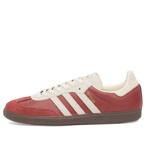 アディダス レディース スニーカー シューズ Adidas Samba OG Sneaker Preloved Ruby & Cream White