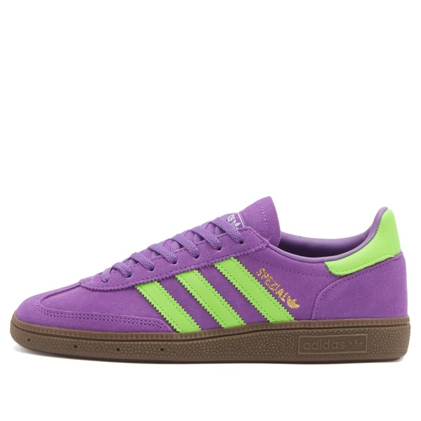 アディダス レディース スニーカー シューズ Adidas Handball Spezial W Sneaker Active Purple & Solar Greenの通販は