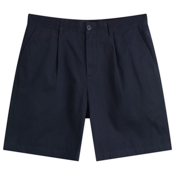 フレッドペリー メンズ ハーフパンツ・ショーツ ボトムス Fred Perry Pleated Shorts Navyの通販は 22,960円