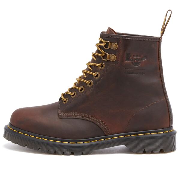 ドクターマーチン メンズ ブーツ・レインブーツ シューズ Dr. Martens x Thisisneverthat 1460 Leather Boot Brownの通販は