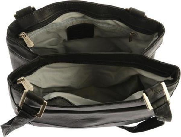 【中古】レペット Repetto 2way フリル クロスボディ ショルダーバッグ ハンドバッグ レザー 黒 ブラック /SR39