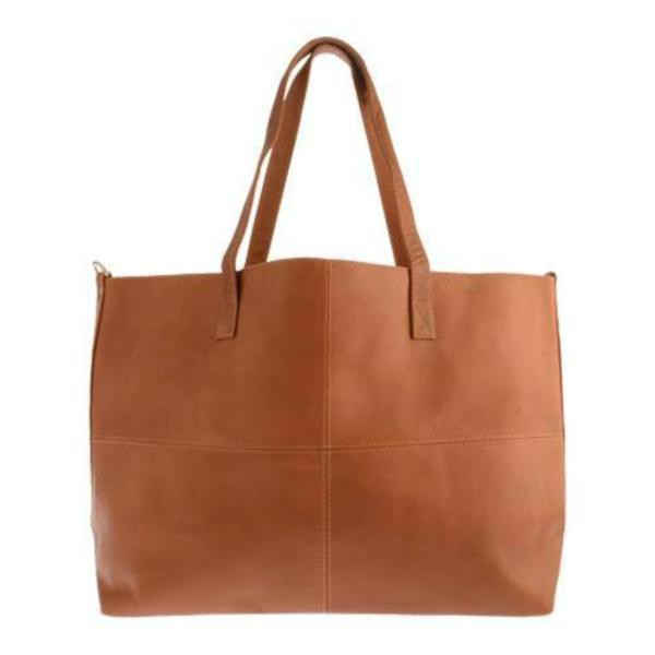ピエル レザー メンズ トートバッグ バッグ Piel Leather Large Open Multi-Purpose Tote Saddle