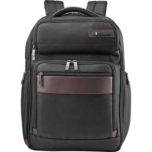 サムソナイト メンズ バックパック・リュックサック バッグ Samsonite Kombi Large Backpack Black/Brown