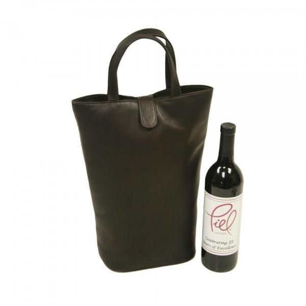 ピエル レザー メンズ トートバッグ バッグ Piel Leather Double Wine Tote Chocolate