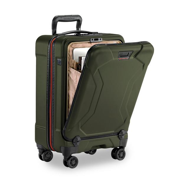 ブリッグスアンドライリー メンズ スーツケース バッグ Briggs & Riley Torq International Carry-On Spinner Hunter