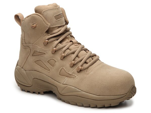 リーボック メンズ ブーツ・レインブーツ シューズ Rapid Response Work Boot Tan