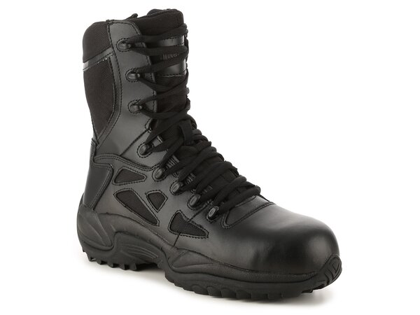 リーボック メンズ ブーツ・レインブーツ シューズ Rapid Response Work Boot Black
