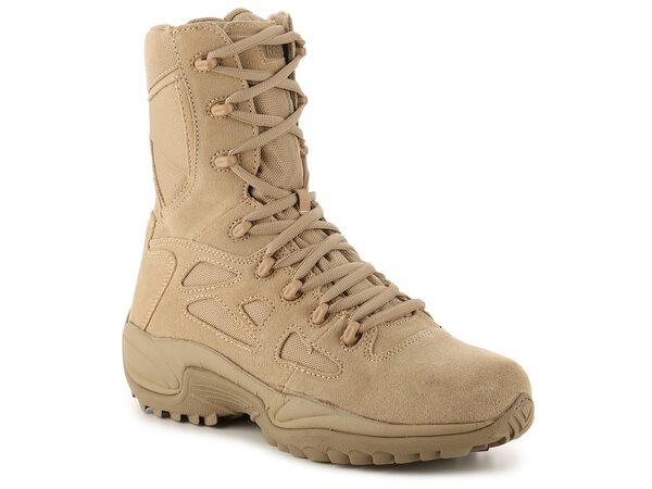 リーボック メンズ ブーツ・レインブーツ シューズ Rapid Response Hi Work Boot Tan