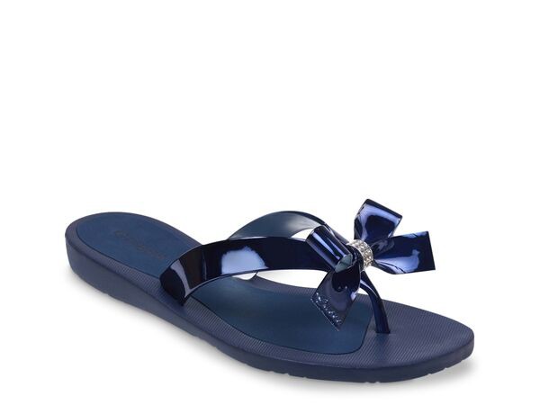 ゲス レディース サンダル シューズ Tutu 9 Flip Flop Navy