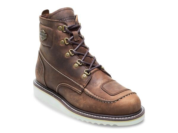 ハーレーダビッドソン メンズ ブーツ・レインブーツ シューズ Hagerman Boot Dark Brown