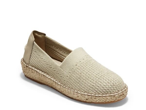 コールハーン レディース スリッポン・ローファー シューズ Cloudfeel Stitchlite Espadrille Slip-On Taupe/Stone