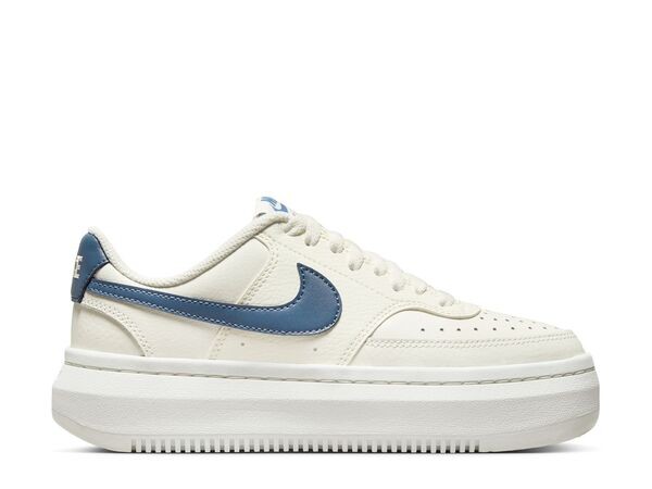 ナイキ レディース スニーカー シューズ Court Vision Alta Sneaker - Women's White/Blue