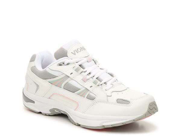 バイオニック レディース スニーカー シューズ 23Walk Walking Shoe - Women's Off White/Grey/Pink