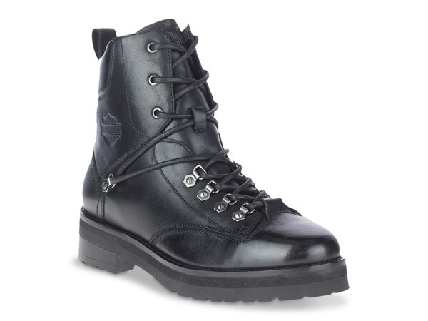 ハーレーダビッドソン レディース ブーツ・レインブーツ シューズ Aldrin Riding Boot Black