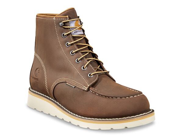 カーハート メンズ ブーツ・レインブーツ シューズ Steel Toe Wedge Work Boot Dark Brown