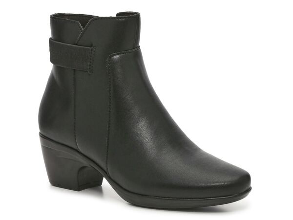 クラークス レディース ブーツ・レインブーツ シューズ Emily Holly Bootie Black