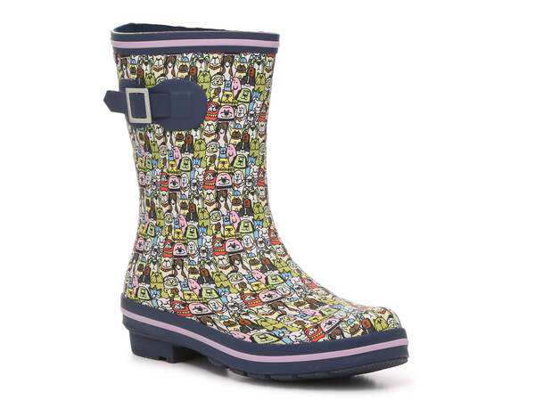 スケッチャーズ レディース ブーツ・レインブーツ シューズ BOBS Rain Check All Over Rover Rain Boot Multicolor