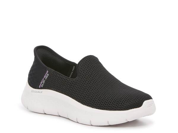 スケッチャーズ レディース スリッポン・ローファー シューズ Go Walk Flex Relish Slip-On Black/White