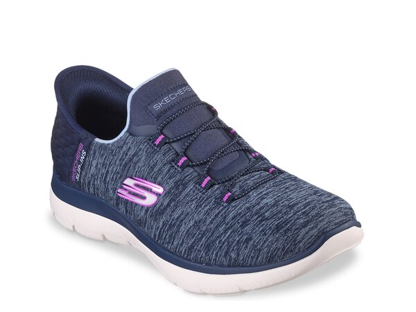 スケッチャーズ レディース スリッポン・ローファー シューズ Slip-Ins Summits Dazzling Haze Slip-On Sneaker - Women's Navyの通販は 17,374円
