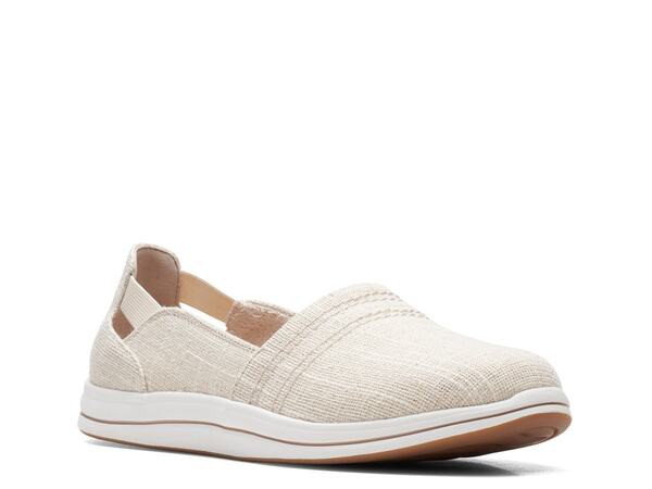 クラークス レディース スリッポン・ローファー シューズ Breeze Step II Slip-On Natural Beige