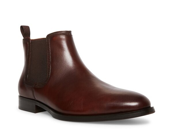 スティーブ マデン メンズ ブーツ・レインブーツ シューズ Duke Chelsea Boot Dark Brown