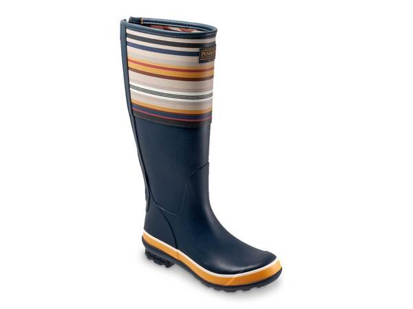 ペンドルトン レディース ブーツ・レインブーツ シューズ Tall Rain Boot Navy