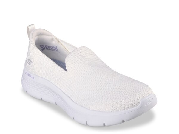 スケッチャーズ レディース スリッポン・ローファー シューズ GO Walk Flex Bright Summer Slip-On White