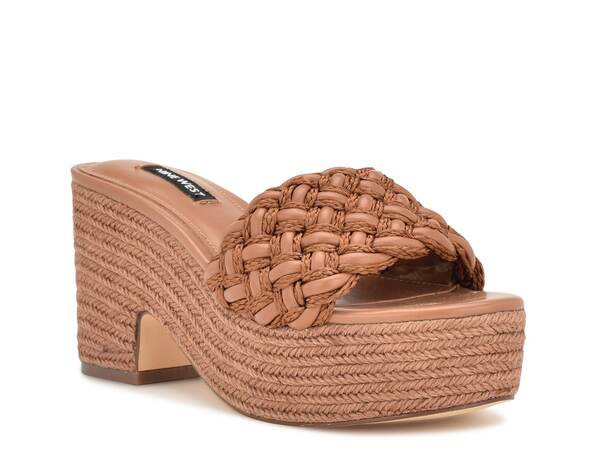 ナインウェスト レディース サンダル シューズ Roxana Espadrille Platform Sandal Tan