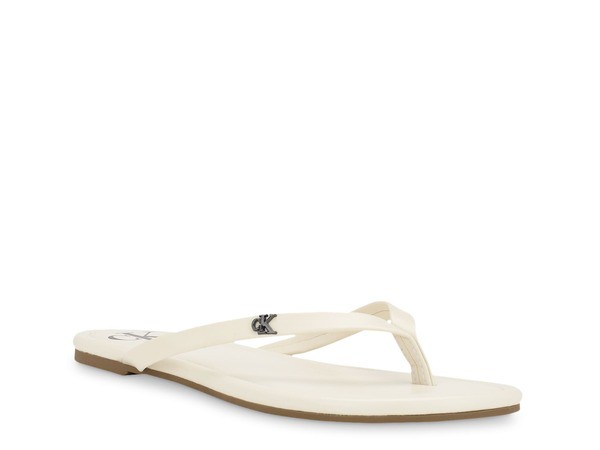 カルバンクライン レディース サンダル シューズ Crude Sandal Ivory