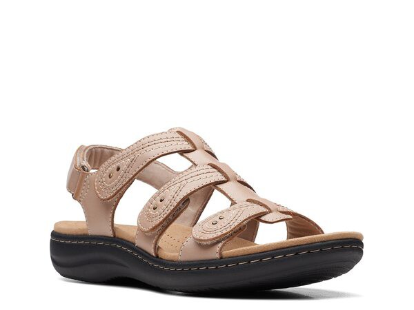 クラークス レディース サンダル シューズ Laurieann Sandal Sand Leather