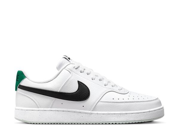 ナイキ メンズ スニーカー シューズ Court Vision Low Next Nature Sneaker - Men's White/Greenの通販は