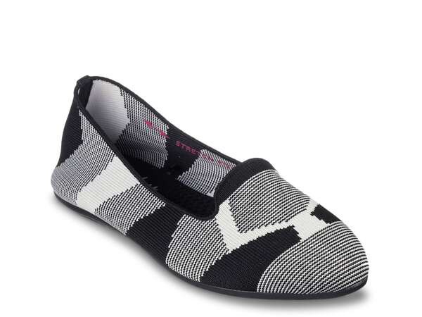 スケッチャーズ レディース スリッポン・ローファー シューズ Cleo 2.0 Lady Sherlock Loafer Black/White