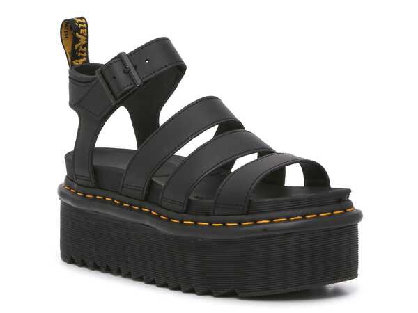 ドクターマーチン レディース サンダル シューズ Blaire Quad Platform Sandal - Women's Black