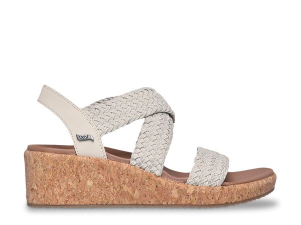 スケッチャーズ レディース サンダル シューズ Arch Fit Beverlee Sandal Natural Beige