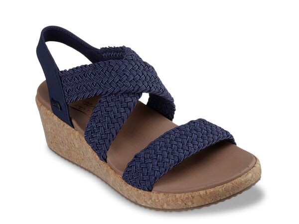 スケッチャーズ レディース サンダル シューズ Arch Fit Beverlee Sandal Navy