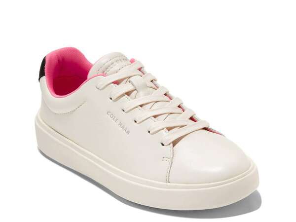 コールハーン レディース スニーカー シューズ Grand Crosscourt Traveler Sneaker White/Pink