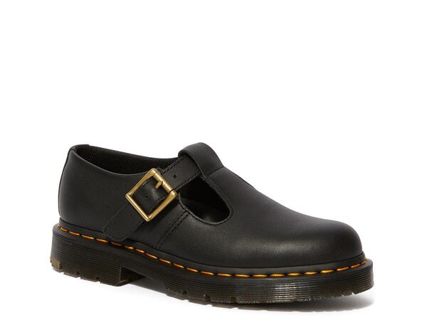 ドクターマーチン レディース スリッポン・ローファー シューズ Polley Mary Jane Loafer Black