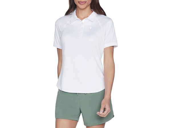 スケッチャーズ レディース ポロシャツ トップス GO DRI SWIFT Club Women's Polo Shirt Whiteの通販は