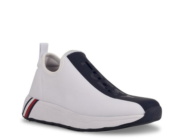 トミー ヒルフィガー レディース スリッポン・ローファー シューズ Arizel Slip-On Sneaker White