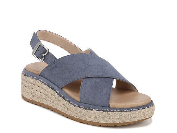 ドクター・ショール レディース サンダル シューズ Ember Espadrille Wedge Sandal Blue