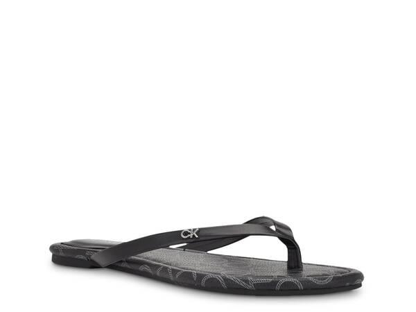 カルバンクライン レディース サンダル シューズ Cruzy Flip Flop Blackの通販は