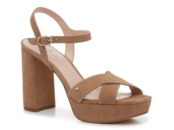 ケイトスペード レディース サンダル シューズ Delia Platform Sandal Tan