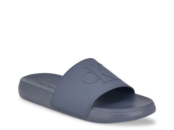 カルバンクライン メンズ サンダル シューズ Wiston Slide Sandal Greyの通販は