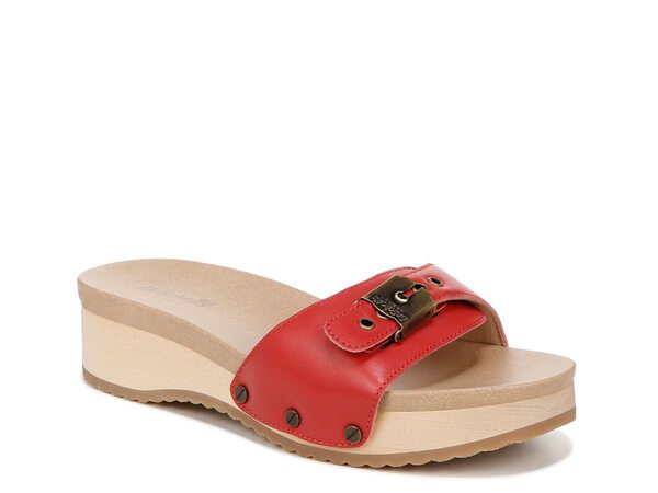 ドクター・ショール レディース サンダル シューズ Original Too Wedge Sandal Red