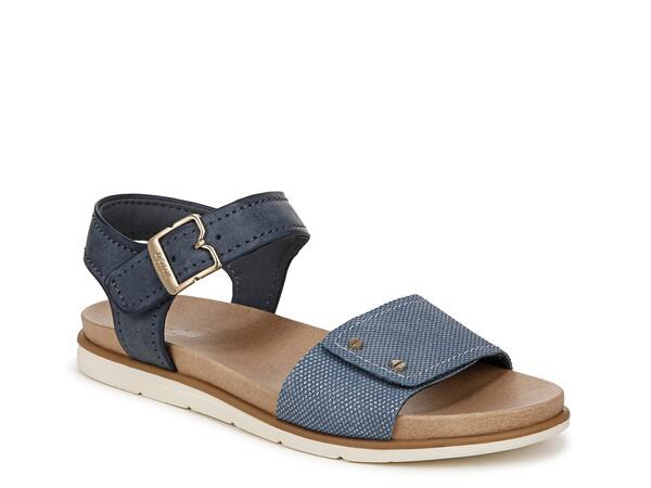 ドクター・ショール レディース サンダル シューズ Nicely Sun Wedge Sandal Blue