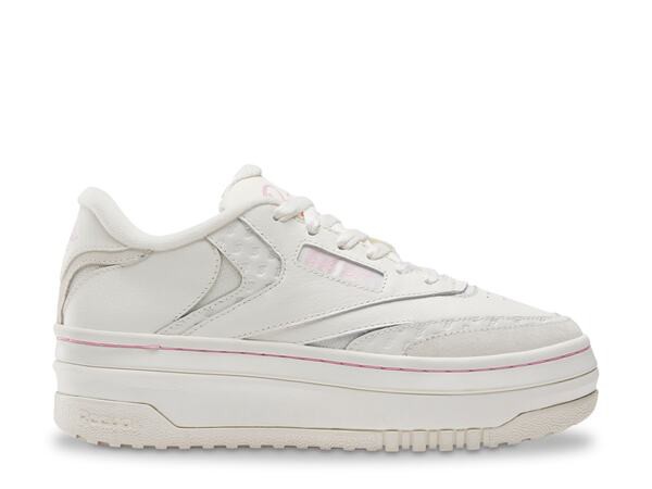 リーボック レディース スニーカー シューズ x Barbie Club C Extra Sneaker - Women's White/Pink