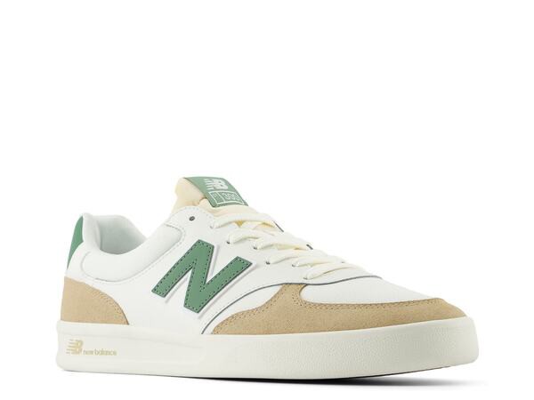 ニューバランス メンズ スニーカー シューズ CT300 Court Sneaker - Men's White/Green