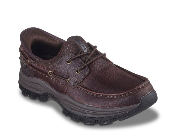 スケッチャーズ メンズ デッキシューズ シューズ Hands Free Slip-ins Relaxed Fit Knowlson Shore Thing Boat Shoe Dark Brown