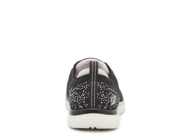 スケッチャーズ レディース スリッポン・ローファー シューズ Virtue Show Runner Slip-On Sneaker - Women's Black/Pink